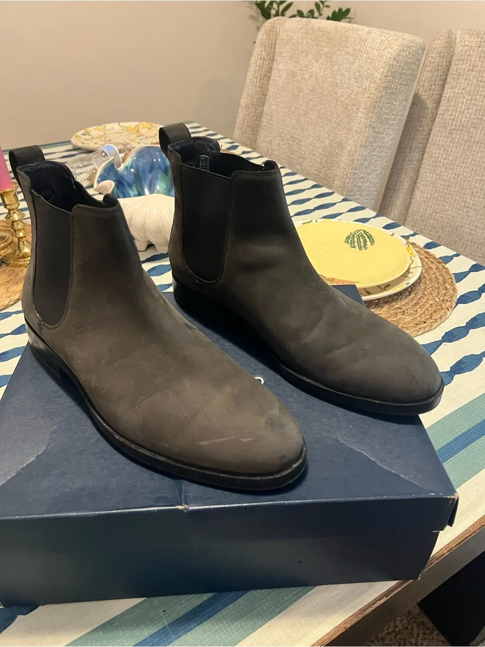 Cole Haan Men's Gray Chukka Boots